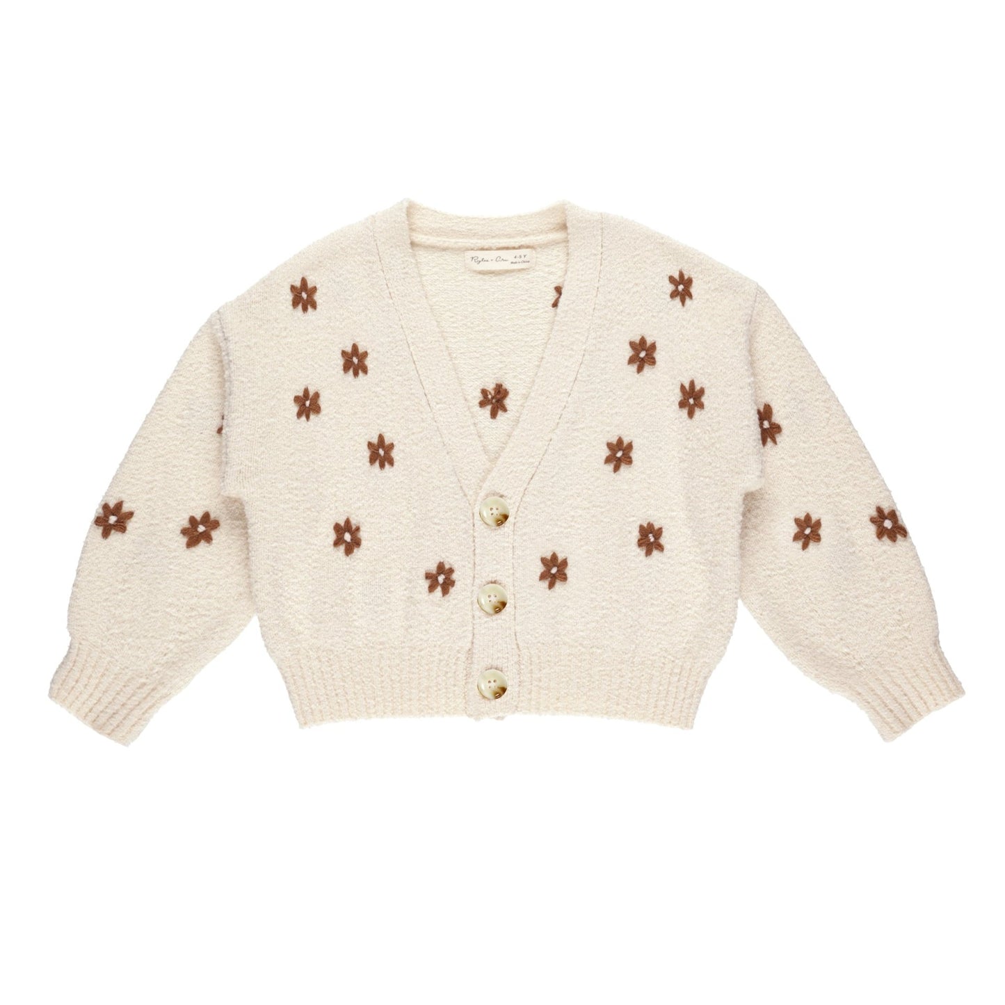 Boxy Cardigan - Flowers