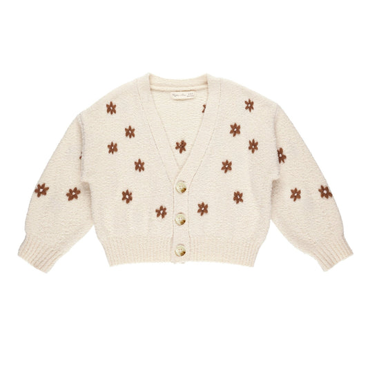 Boxy Cardigan - Flowers