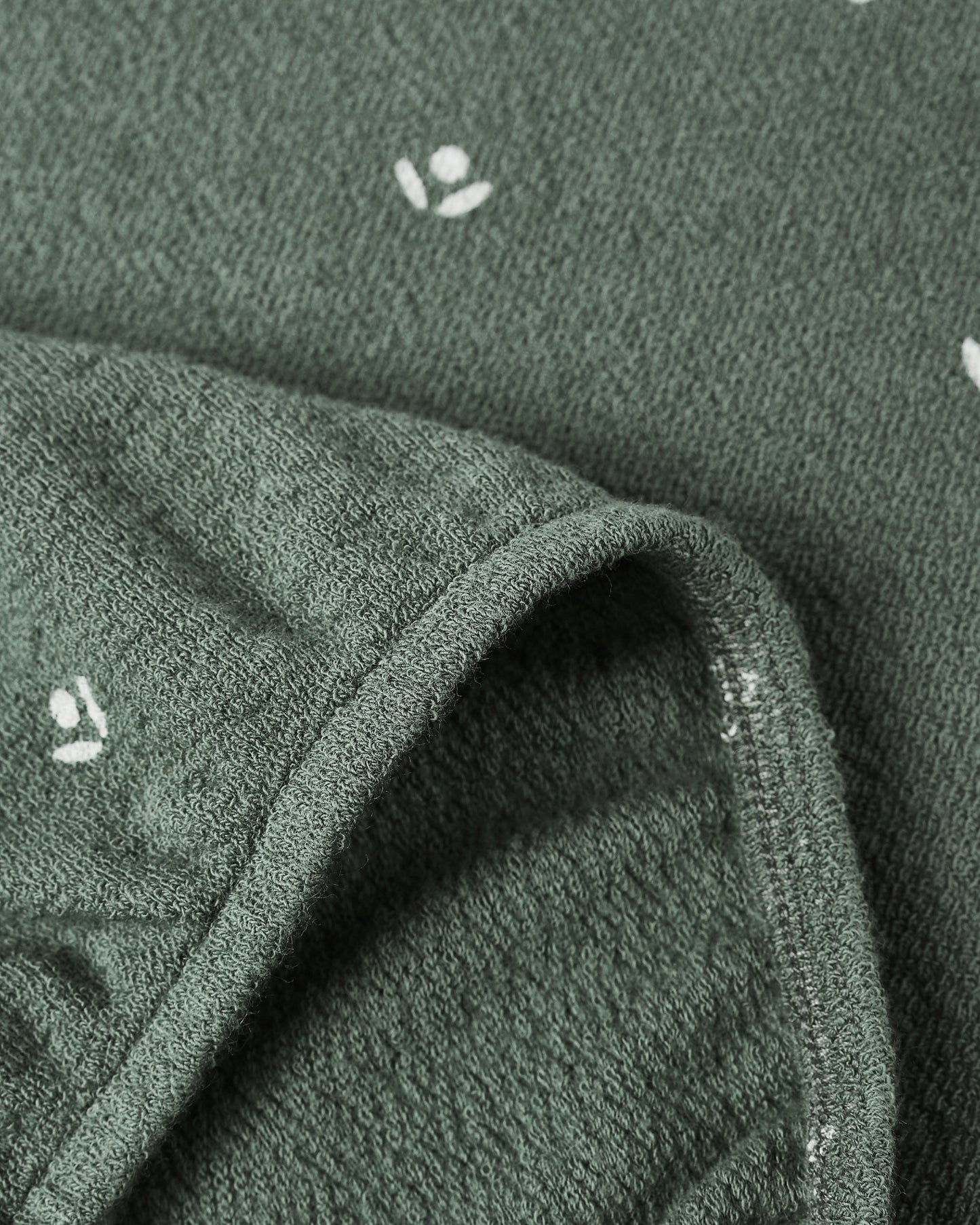 Spongey Knit Set - Evergreen Ditsy