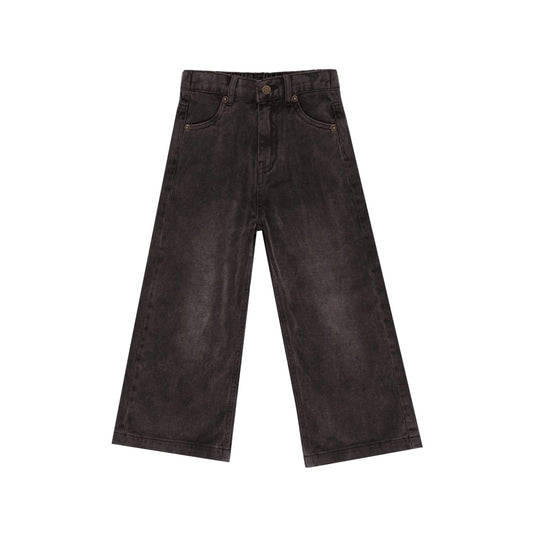 Straight Leg Pant - Washed Black