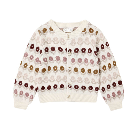 Cheyenne Cardigan - Floral Jacquard