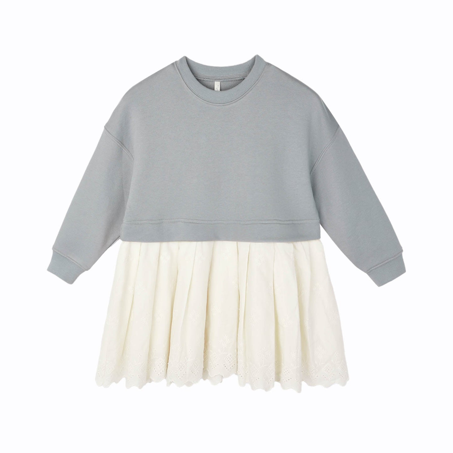 Sweatshirt Dress - Dusty Blue