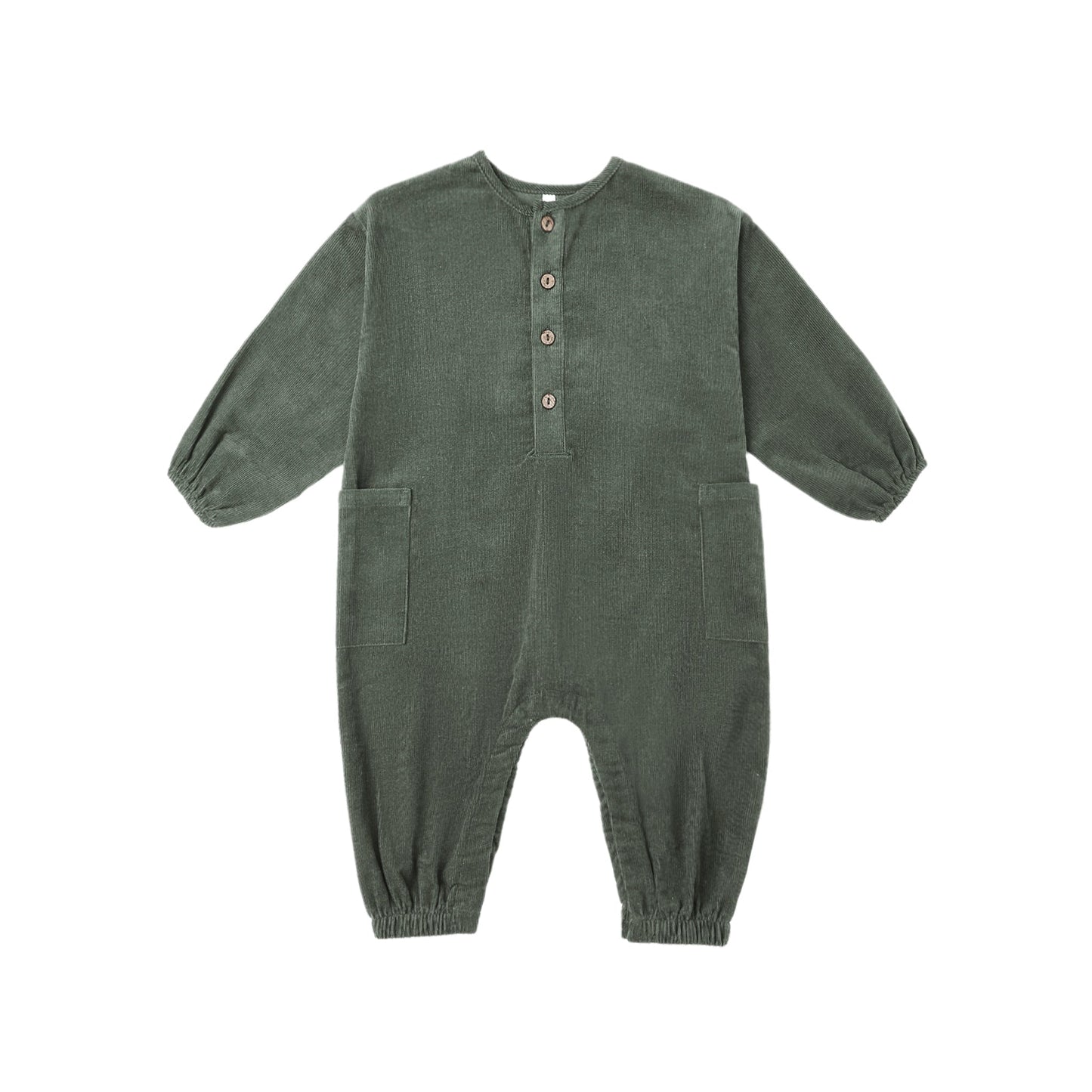 Relaxed Woven Jumpsuit - Evergreen