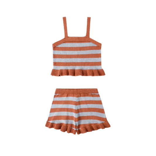 Naomi Knit Set - Americana Stripe