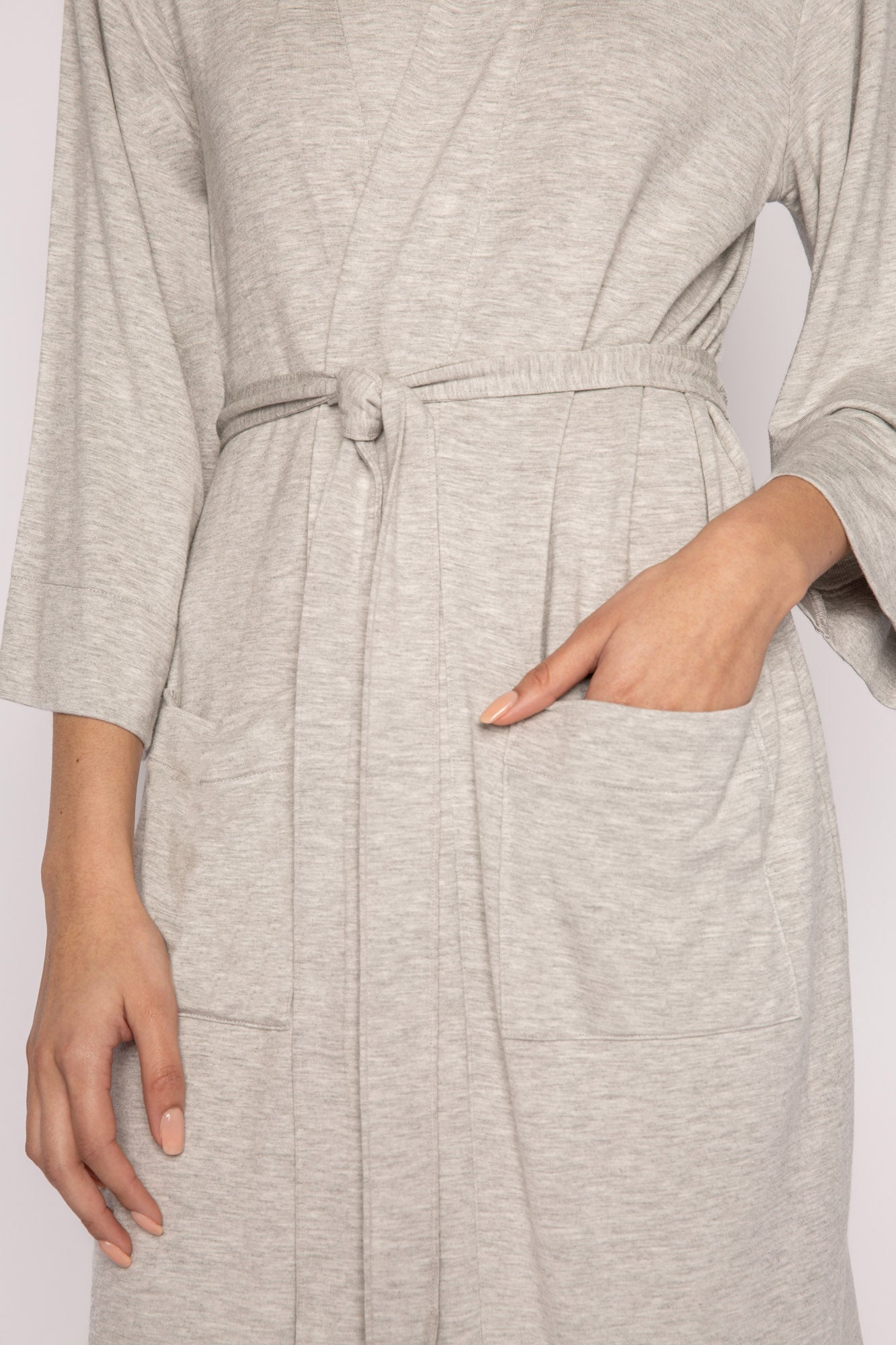 Essentials Robe - Heather Grey