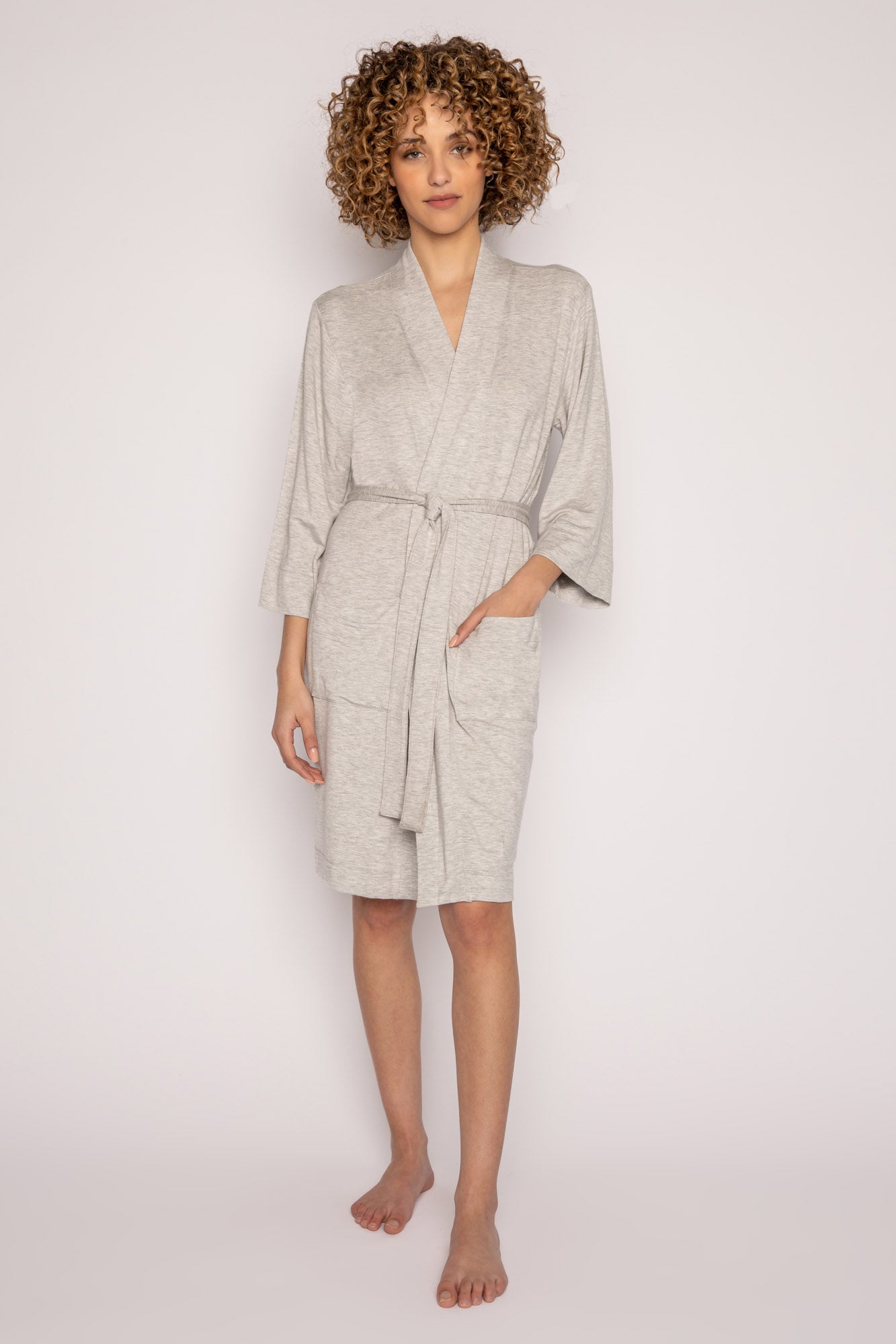 Essentials Robe - Heather Grey