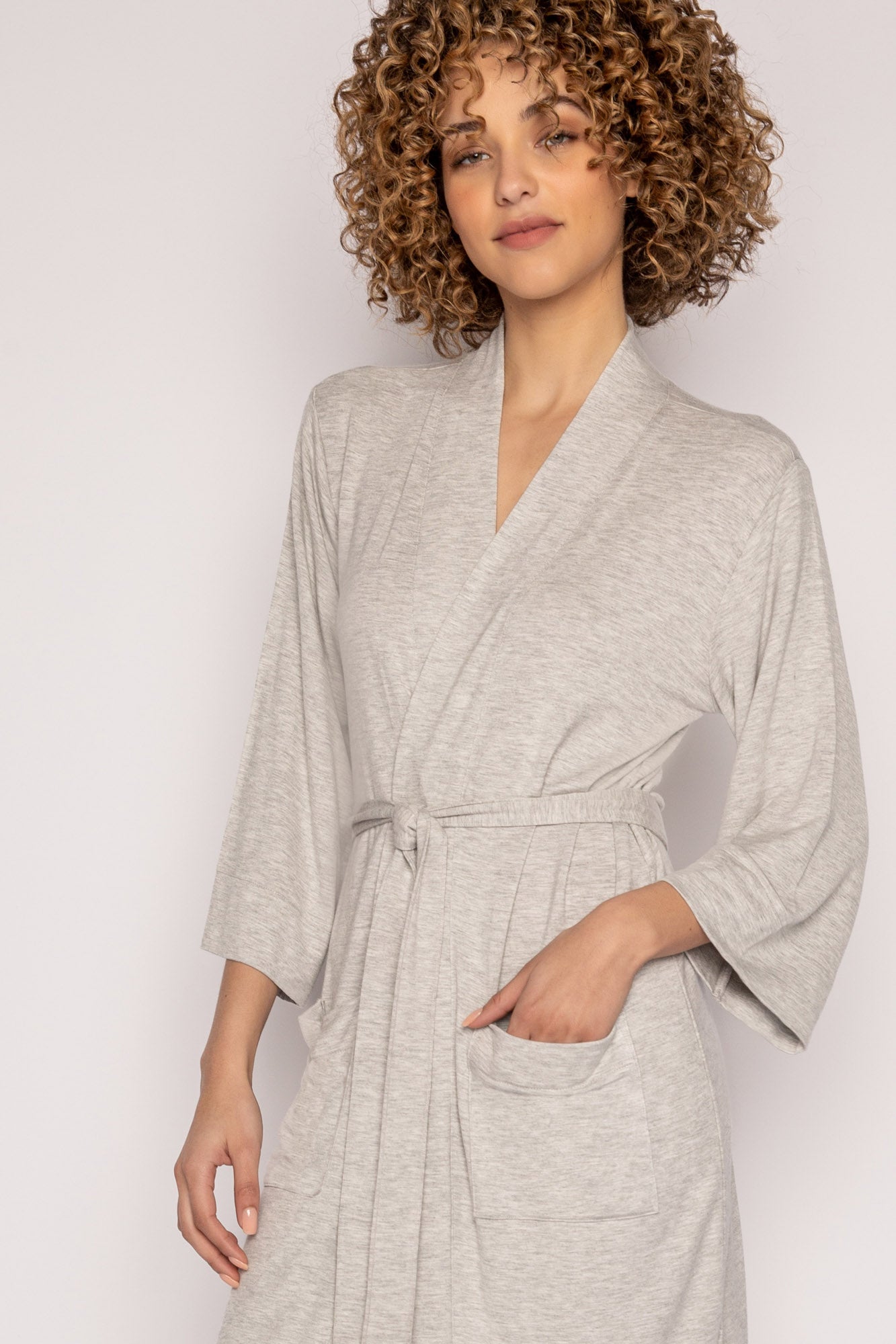 Essentials Robe - Heather Grey