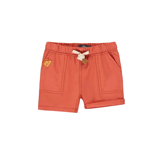Relaxed Fit Baby Short - Orange