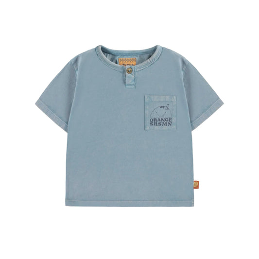 Cotton Baby T-shirt - Washed Blue