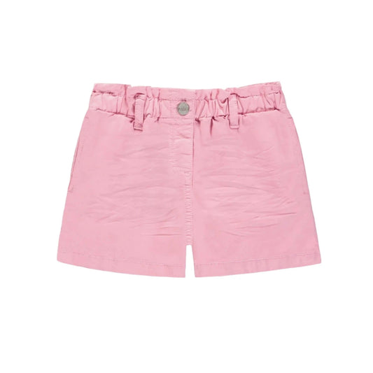 Relaxed Fit Denim Short - Candy Pink