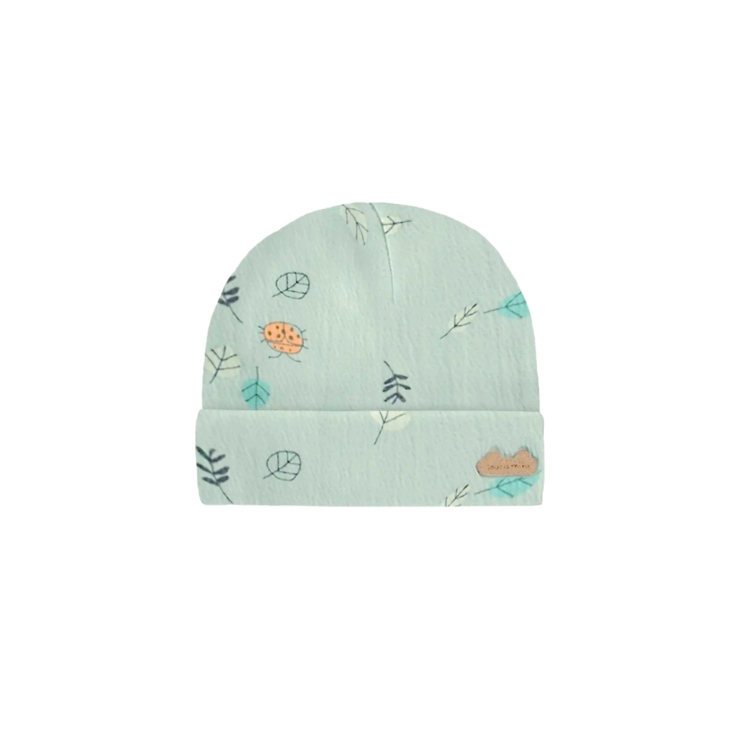 Organic Cotton Baby Hat - Leaves