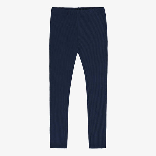 Rib Knit Legging - Navy