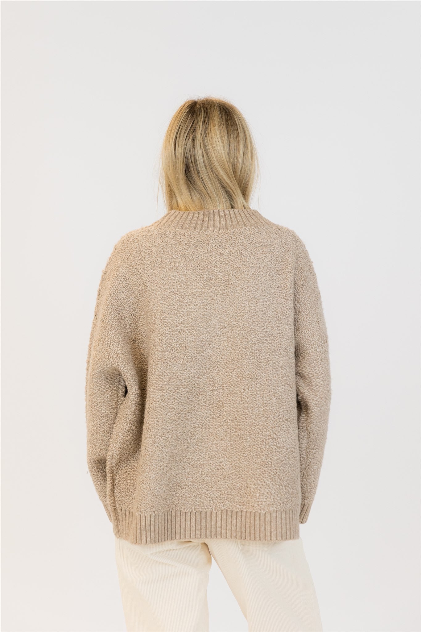 Silva Oversized Cardigan - Camel