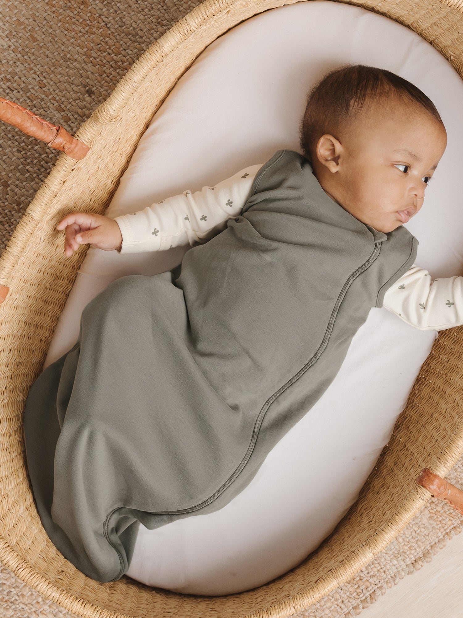 a baby in a sleep sac