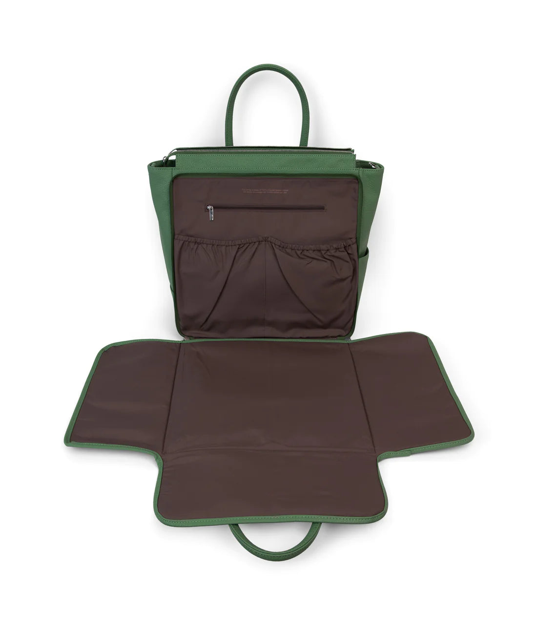 Percio Vegan Diaper Bag - Herb