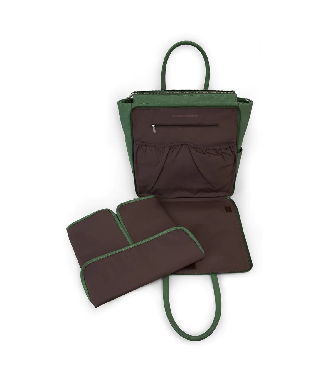 Percio Vegan Diaper Bag - Herb