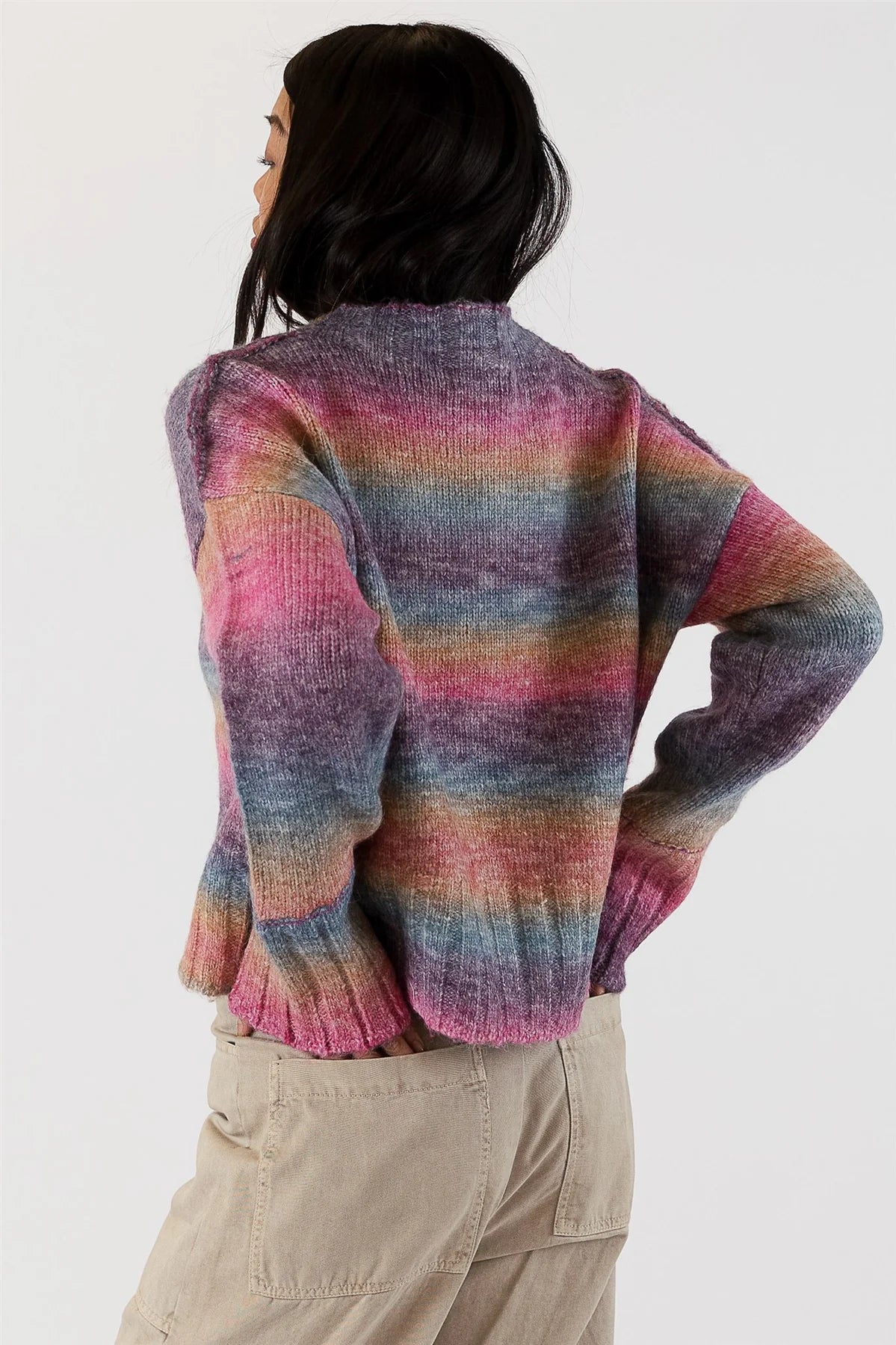 Suzie Crewneck Sweater - Dark Ombre