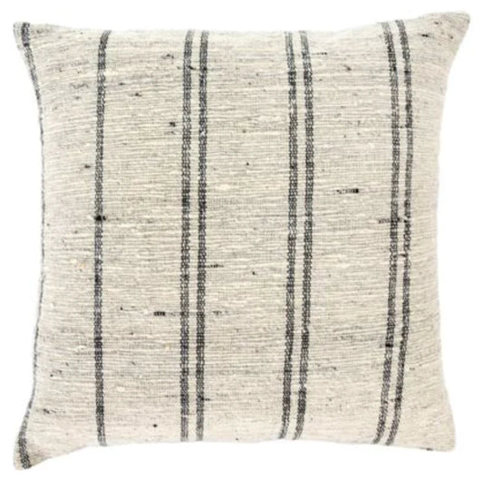 Luca Slub Pillow - Dark Grey