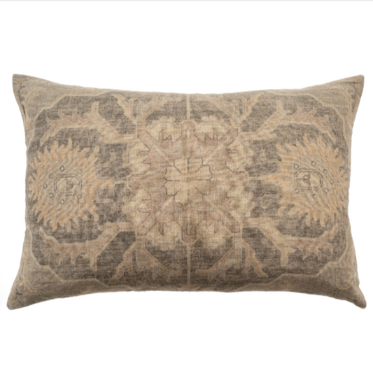 Nico Vintage Print Pillow