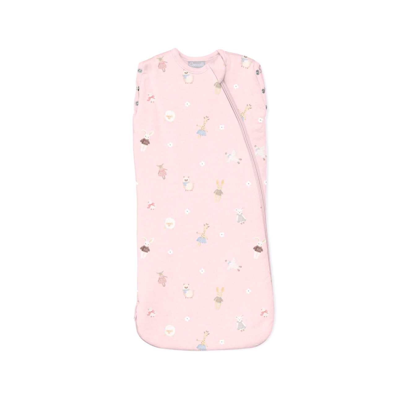 Swaddle Sleepsack  - Animals on Pink (1.5 TOG)