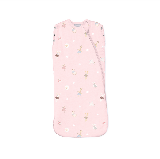 Swaddle Sleepsack  - Animals on Pink (1.5 TOG)