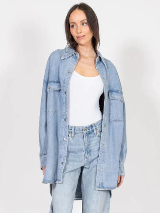 Shania Denim Jacket - Light Blue Wash