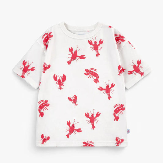 Cotton T-Shirt - Lobsters