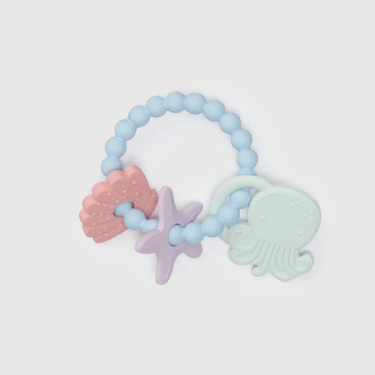 Silicone Teething Charm- Seashell