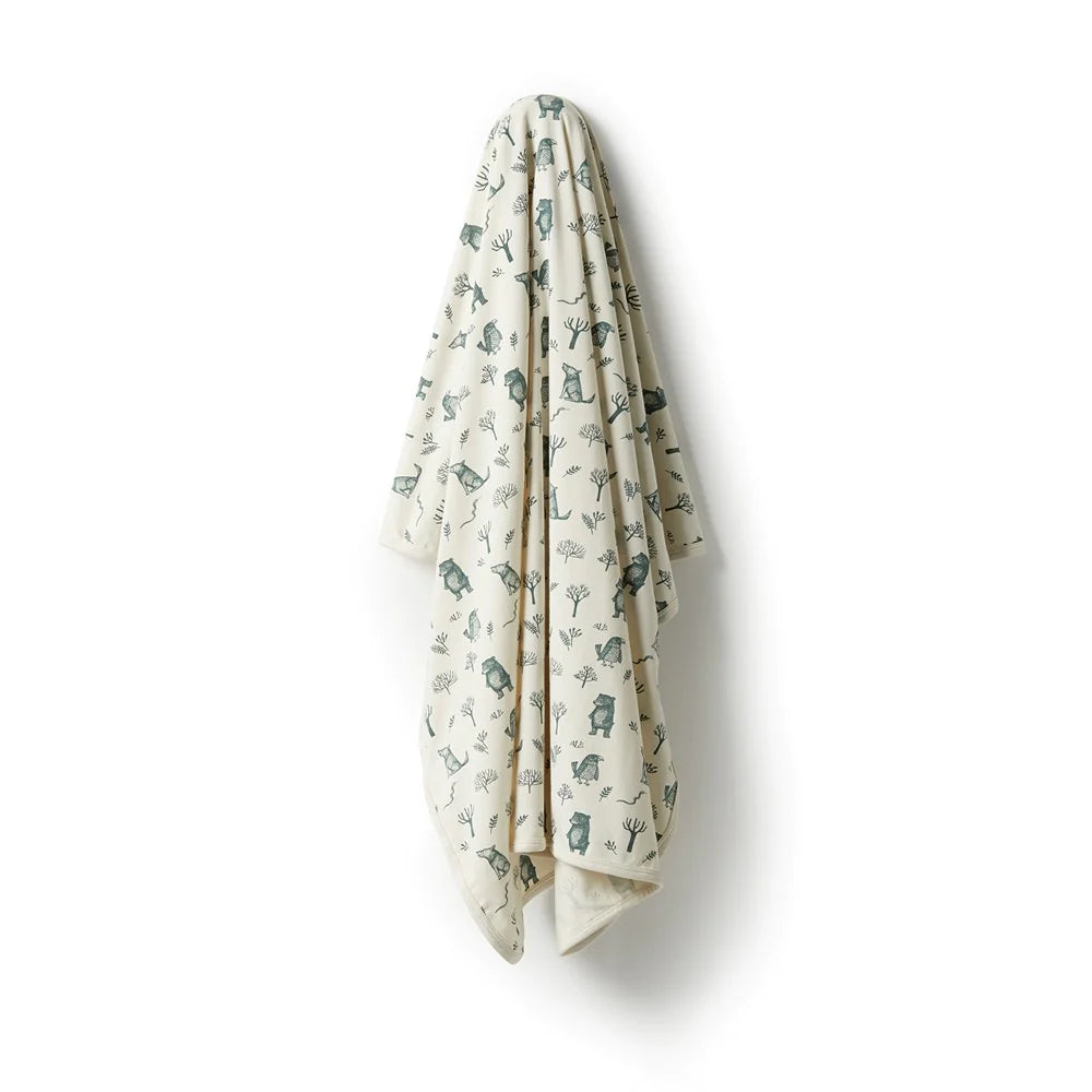 Organic Cotton Swaddle - The Woods