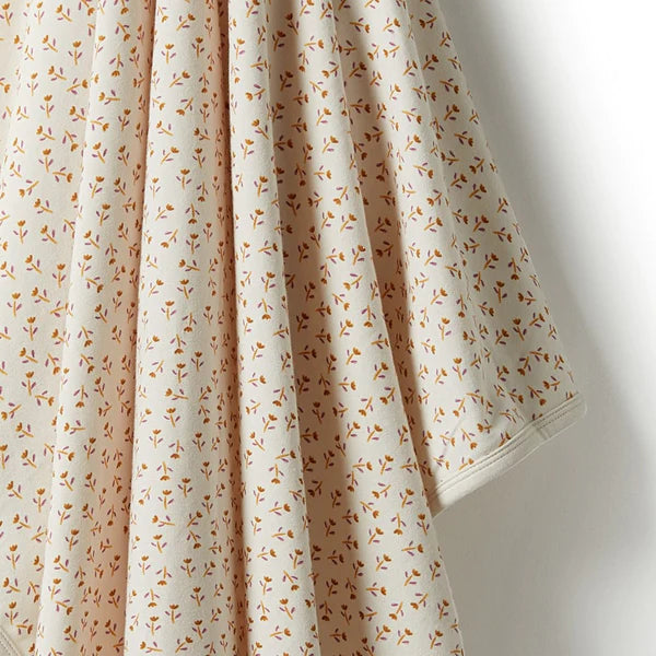 Organic Cotton Swaddle - Ditsy Floral
