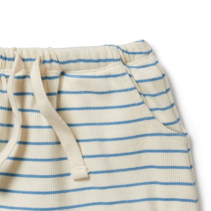 Organic Bloomer Shorts - Petit Blue