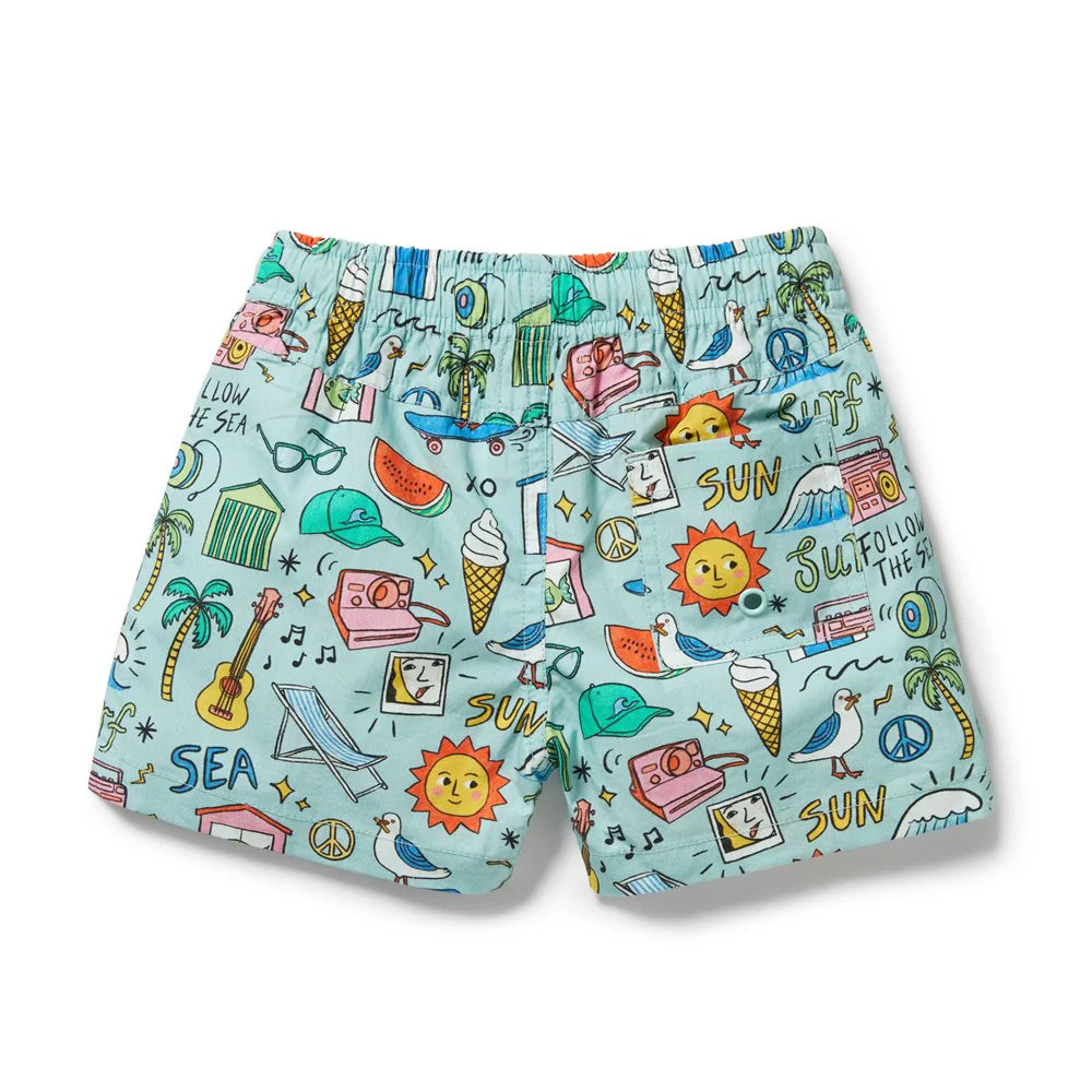 Swim Board Shorts - Sun Surf & Sea