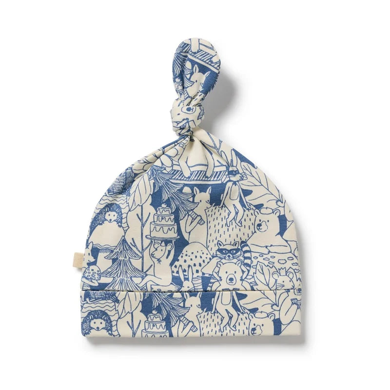 Organic Knot Hat - Woodland Adventures