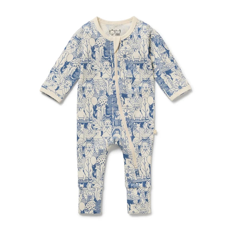 Organic Zipsuit - Woodland Adventures