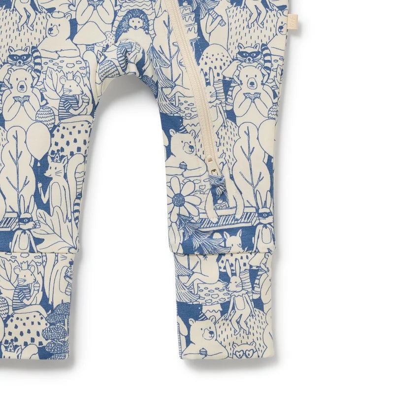 Organic Zipsuit - Woodland Adventures