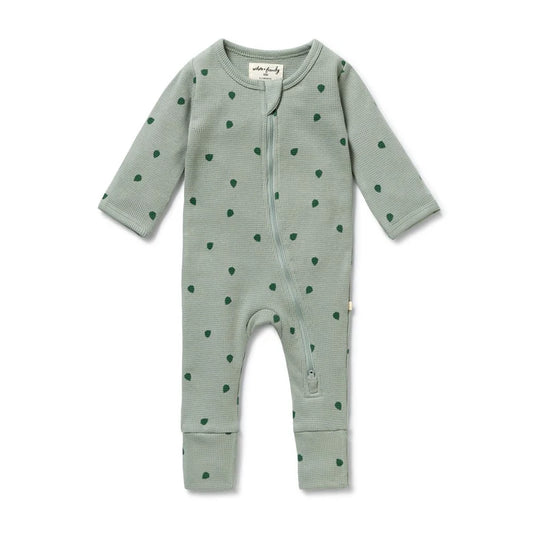 Organic Waffle Zipsuit - Tumbletwig
