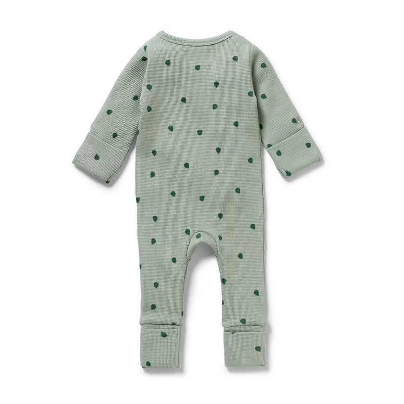 Organic Waffle Zipsuit - Tumbletwig