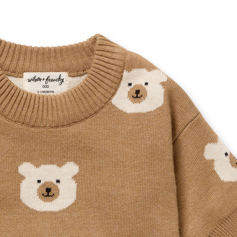 Knit Sweater - Beary Cute
