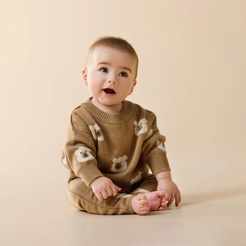 Knit Sweater - Beary Cute