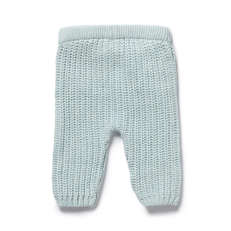 Organic Knit Pant - Cloud Blue