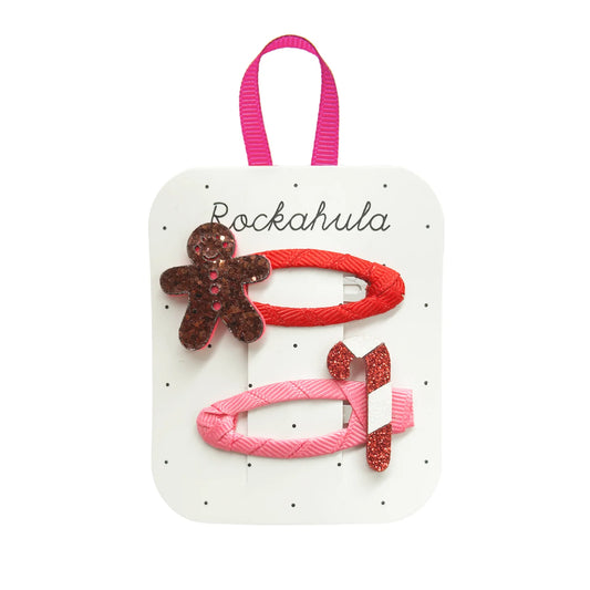 Clip Set - Gingerbread Candy Cane