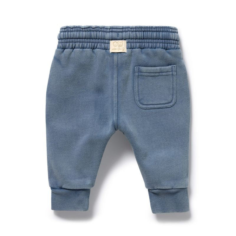 Organic Terry Sweat Pant - Twilight Blue