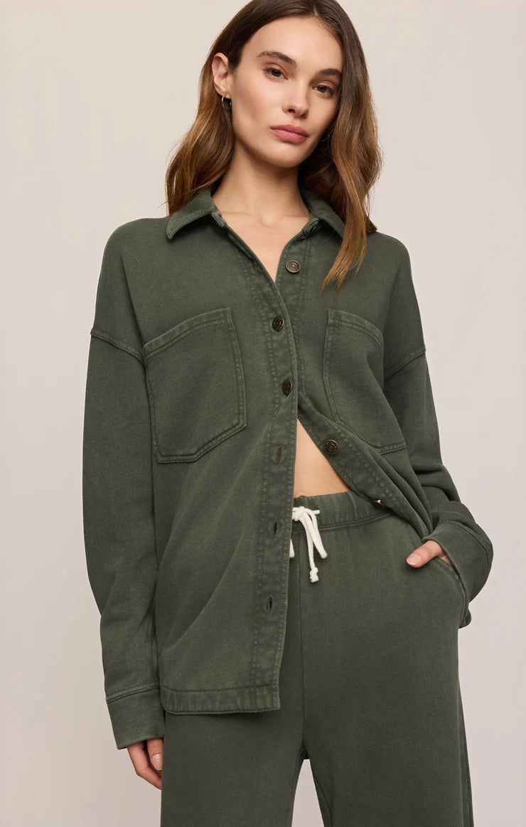 All Day Knit Jacket - Classic Olive