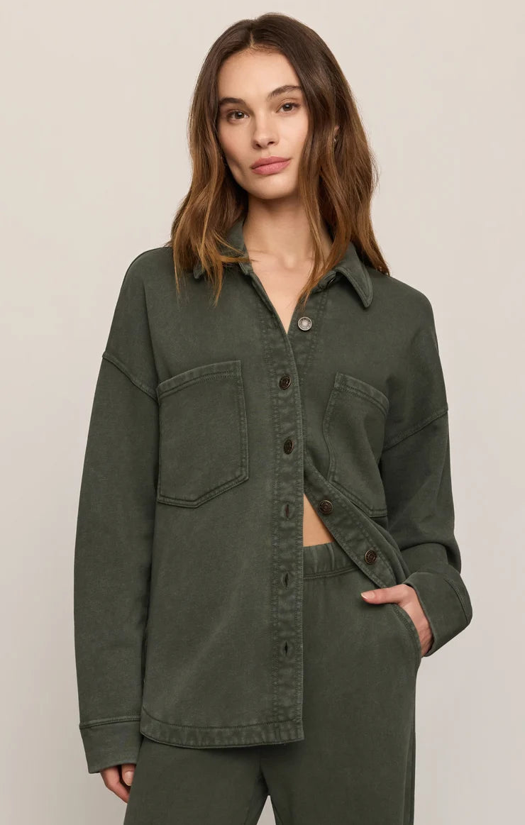 All Day Knit Jacket - Classic Olive