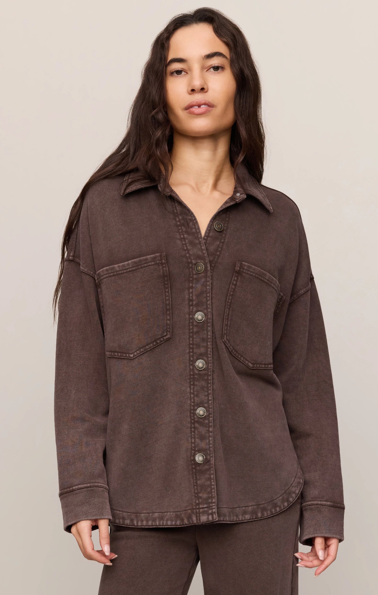 All Day Knit Jacket - Chocolate