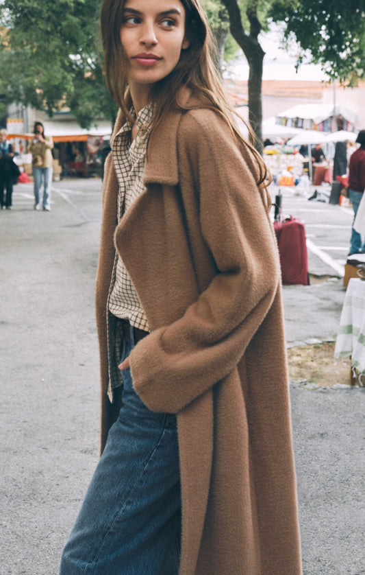 Crosby Cocoon Coat - Light Toffee