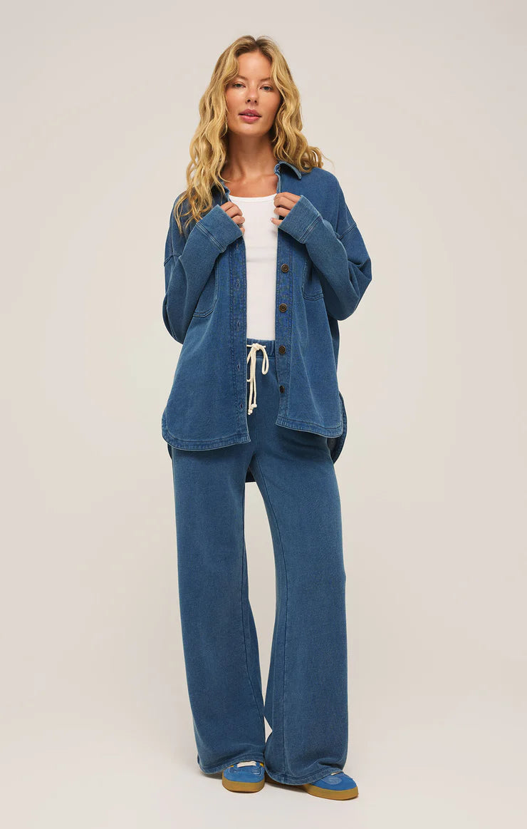 Hunter Knit Denim Pant - Vintage Indigo