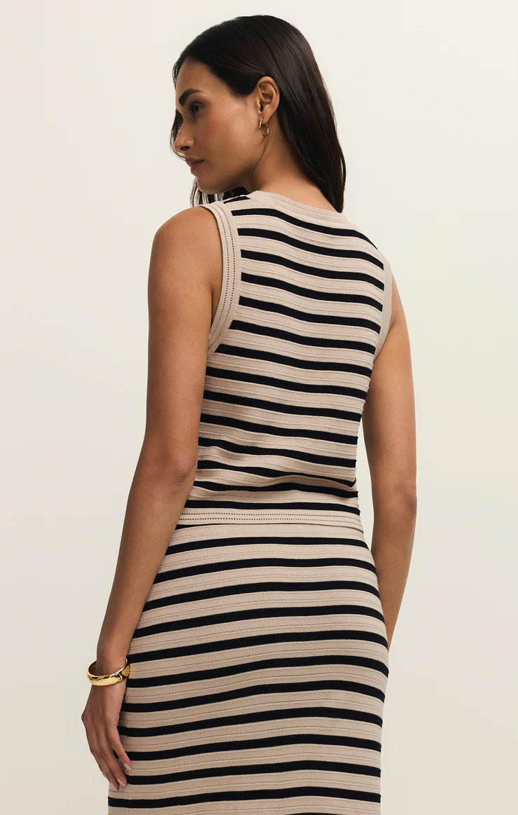 Emori Striped Tank - Natural