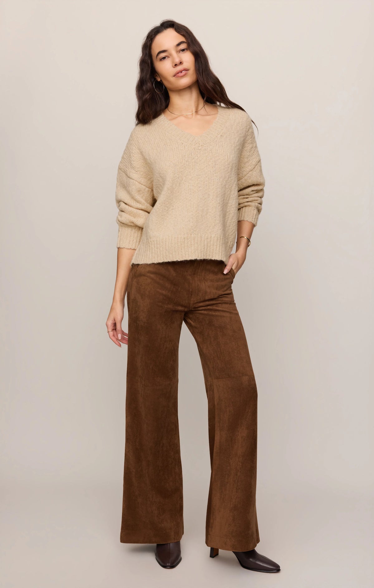 Boulton Boucle Sweater - Chalk