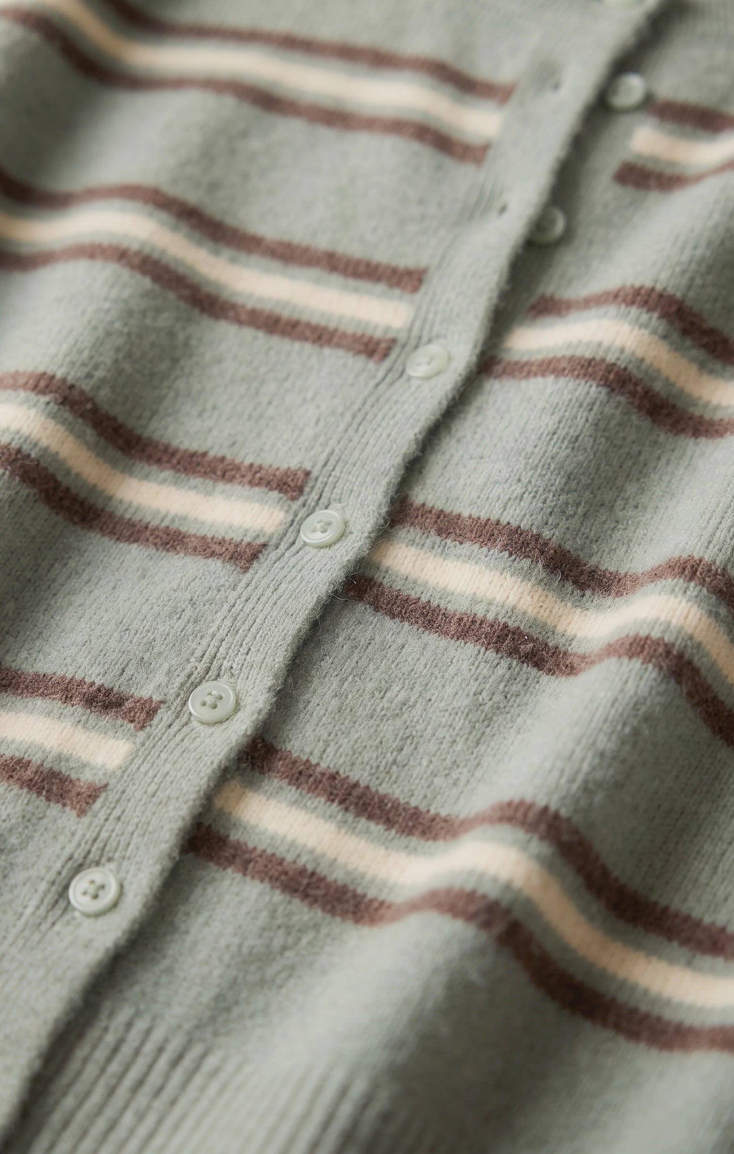 Medina Stripe Sweater - Aqua Cloud